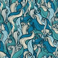 Abstract vector decorative seamless pattern N4