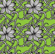Elegant seamless pattern with flowers N2