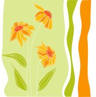 Floral Greeting Card N10