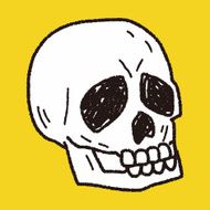 skull Doodle N30