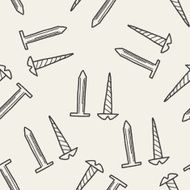 screw doodle seamless pattern background N3