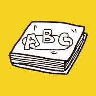 abc book doodle N3