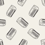 air conditioning doodle seamless pattern background N2