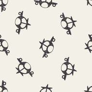 airplane doodle seamless pattern background N4