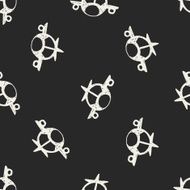 airplane doodle seamless pattern background N8