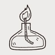 Alcohol lamp doodle