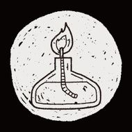 Alcohol lamp doodle N3