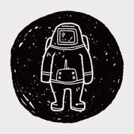 astronaut doodle N13