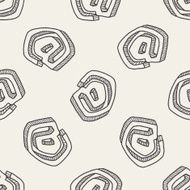at doodle seamless pattern background
