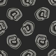 at doodle seamless pattern background N2