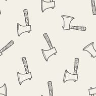 ax doodle seamless pattern background N4