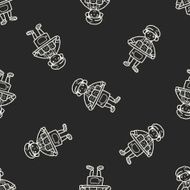 baker doodle seamless pattern background N2