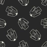 bathrobe doodle seamless pattern background N2