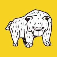 bear doodle N15