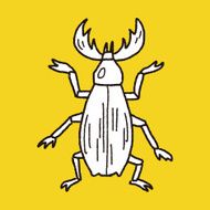 beetle doodle N13