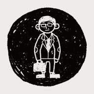 businessman doodle N12