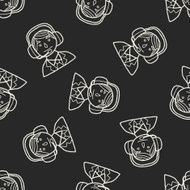 businessman doodle seamless pattern background N3