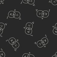 bussiness chart doodle drawing seamless pattern background N2