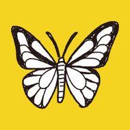 butterfly doodle N5
