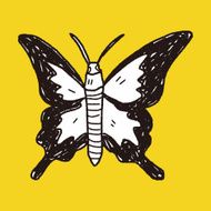 butterfly doodle N6