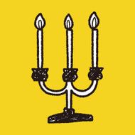 candle doodle N21