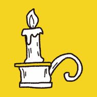 candlestick doodle N3