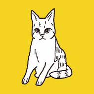 cat doodle drawing N39