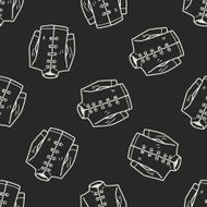 Chinese suit doodle seamless pattern background N2