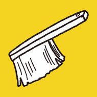 clean brush doodle N16