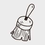 clean brush doodle N20