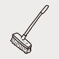 clean brush doodle N21