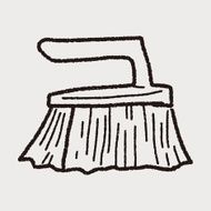 clean brush doodle N22