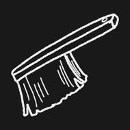 clean brush doodle N24