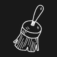 clean brush doodle N25