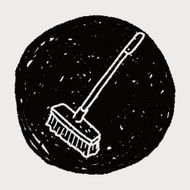 clean brush doodle N34