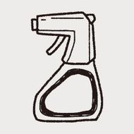 cleaner bottle doodle N18