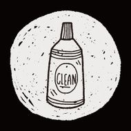cleaner bottle doodle N27