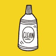 cleaner bottle doodle N43