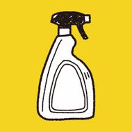 cleaner bottle doodle N44