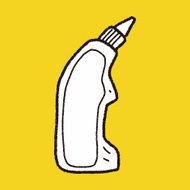 cleaner bottle doodle N46