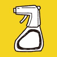 cleaner bottle doodle N47