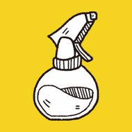 cleaner bottle doodle N48