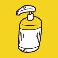 cleaner bottle doodle N49