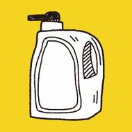 cleaner bottle doodle N50