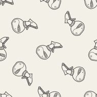 cleaner bottle doodle seamless pattern background N6