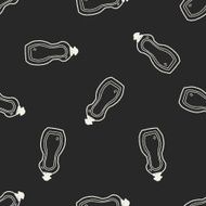 cleaner bottle doodle seamless pattern background N11