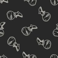 cleaner bottle doodle seamless pattern background N14