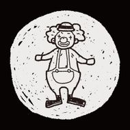 Clown doodle N12