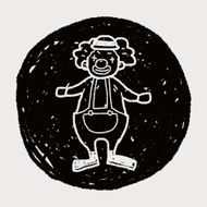 Clown doodle N13