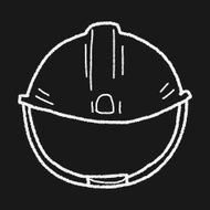 construction hat doodle N10